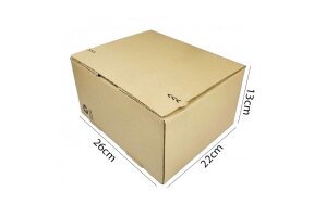 BOX WITH WITH AUTOMATIC BOTTOM 26x22x23cm SET/10